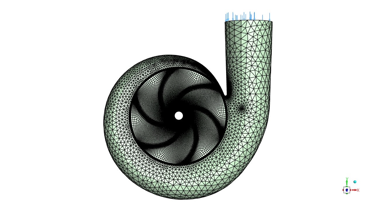 Pump Volute Mesh