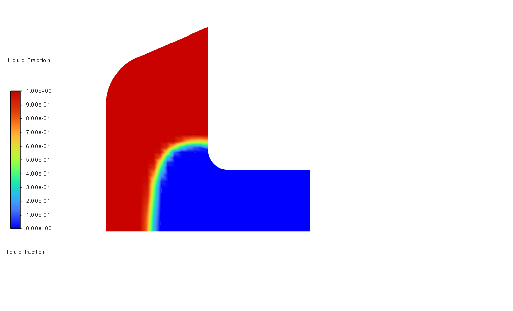 Liquid Fraction at t = 5 s